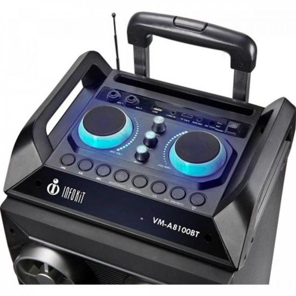 Caixa De Som Bluetooth VM-A8100 Preta EXBOM