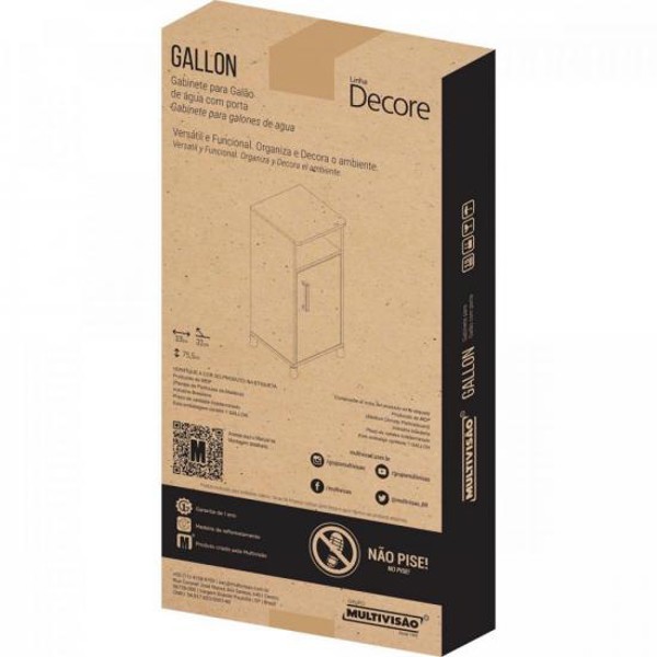 Gabinete Para Filtro de Água Gallon Branco Multivisão