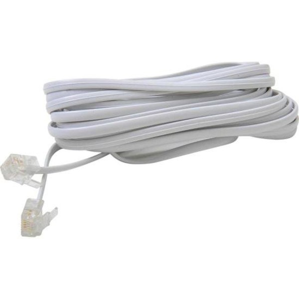 Cabo Extensor Para Telefone RJ11 4 Vias 2M Branco Storm - PCT / 10