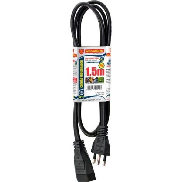 Cabo Prolongador 20A 3 Pinos 1,5 metros MEGATRON
