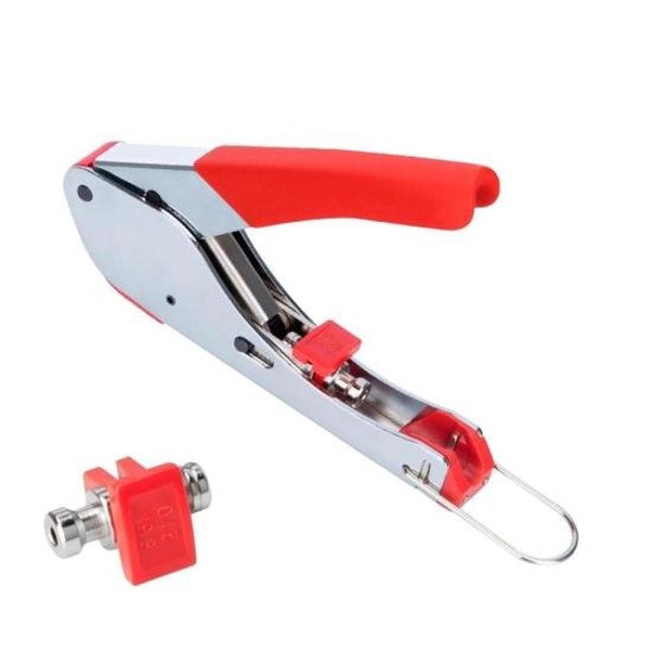 Alicate de Compressão para Crimpar Cabo Coaxial RG59/6 EXBOM