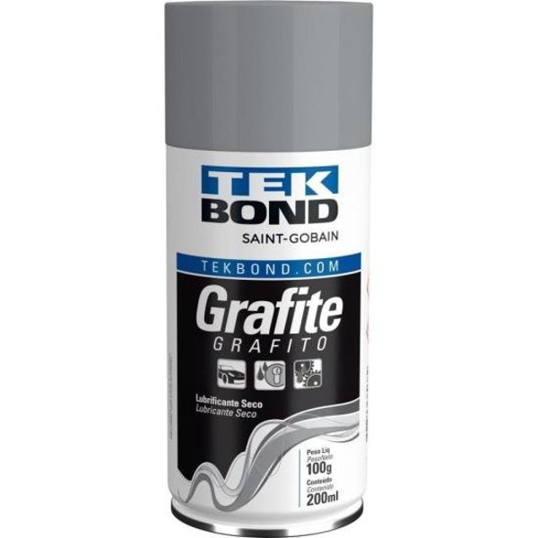 Grafite Lubrificante Seco 200ml TEKBOND - CX / 12
