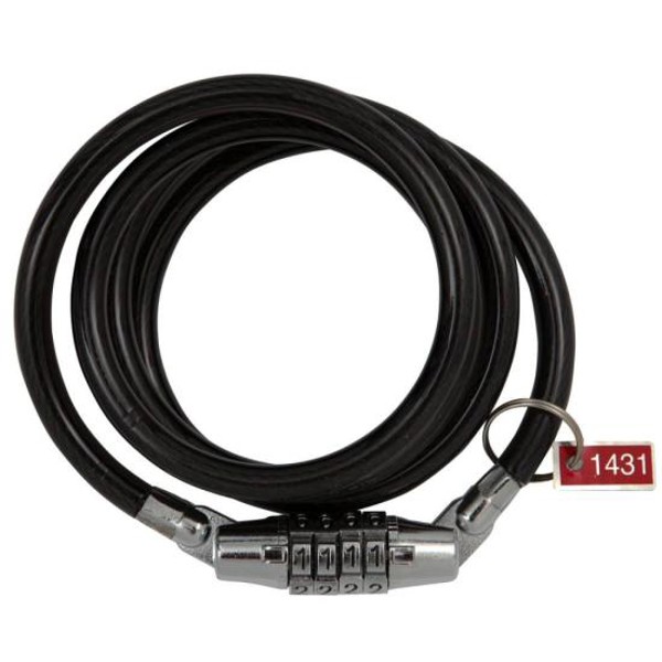 Cadeado Para Bicicleta Brasfort 8MMX1M Espiral Com Segredo