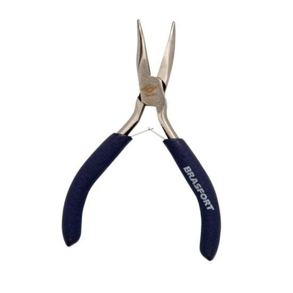 Alicate Mini Bico Meia Cana Curvo 6" Brasfort