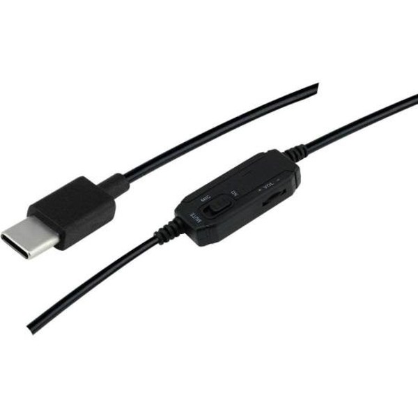 Headset Office 5+ 015-0102 Para Telefone E Computador USB-C