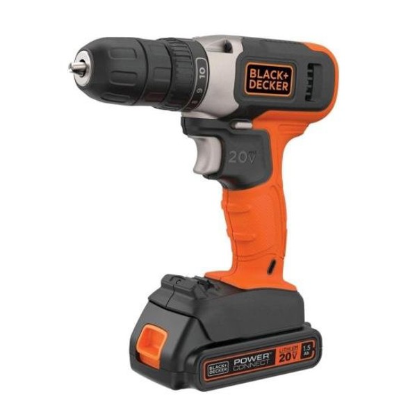 Parafusadeira/Furadeira 3/8" Black Decker BCD702C1-BR 20v Bivolt