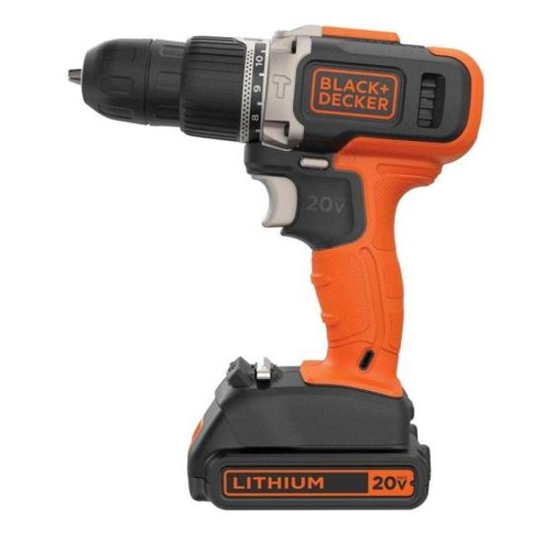 Parafusadeira/Furadeira Impacto 3/8" Black Decker BCD704C1-BR 20v Bivolt