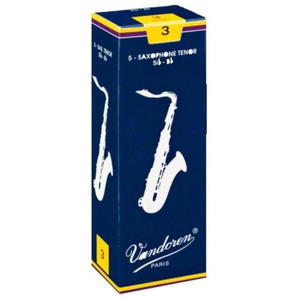 Palheta Tradicional Para Saxofone Tenor 3 Vandoren SR223 - CX / 5