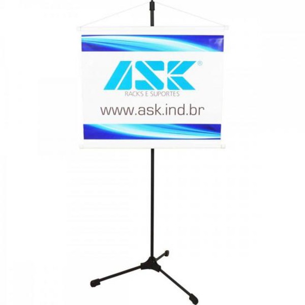 Pedestal Para Microfone ou Banner TPL ASK