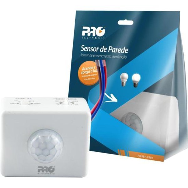 Sensor de Presença Sobrepor Parede 360° Proeletronic