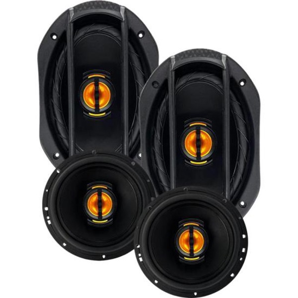 Kit Com 2 Alto-falantes Leson 5" e 6x9” 55w