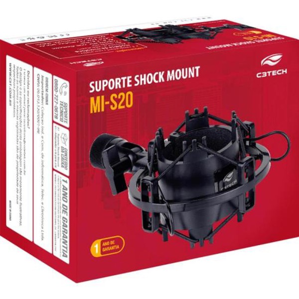Suporte Antivibração Para Microfone MI-S20 C3Tech
