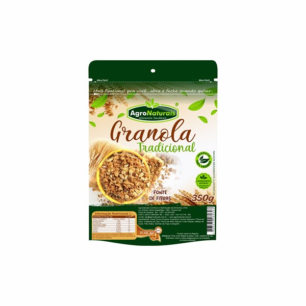 GRANOLA AGRONATURAIS TRADICIONAL 350G
