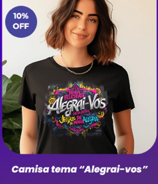 Camisa Alegrai-vos