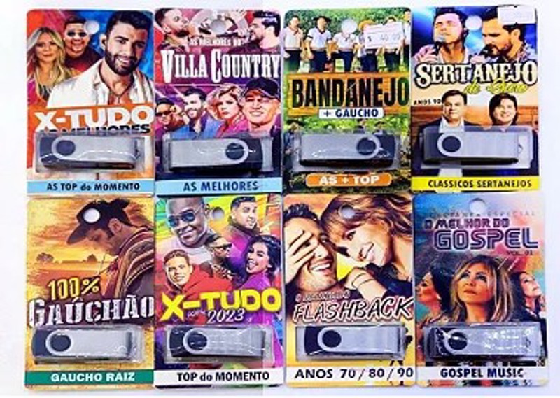 Pen Drive Músicas - TODOS ESTILOS