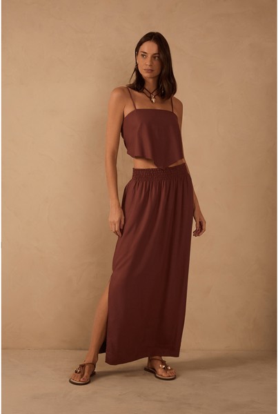 SAIA MIDI LINHO COS LASTEX