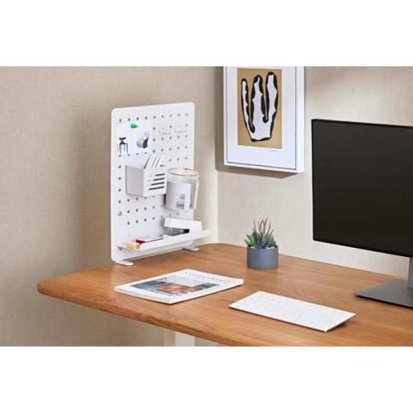 Painel Organizador Fortrek Grid Space Office Branco