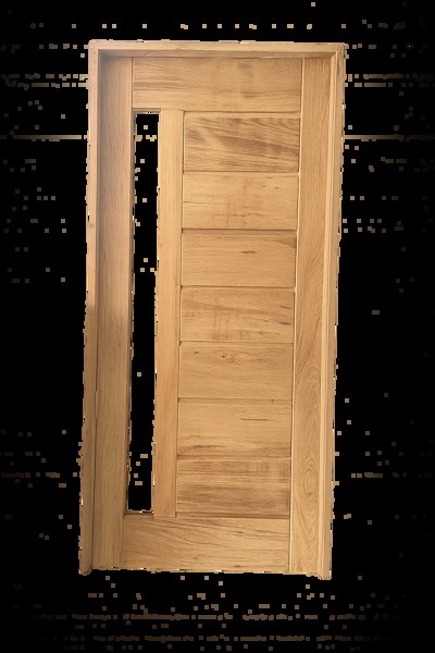 Porta angelim pedra alto padrão vidro reto 210x120