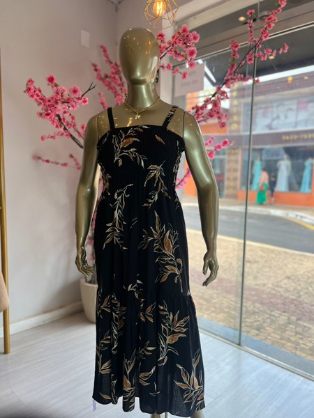 VESTIDO LASTEX LISO KAREM