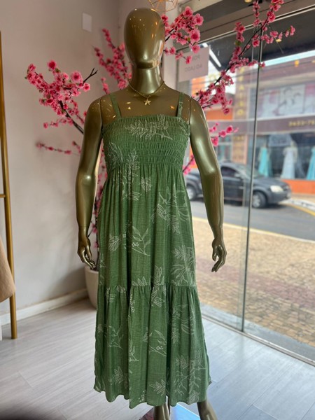 VESTIDO LASTEX LISO KAREM