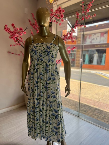 VESTIDO LASTEX LISO KAREM