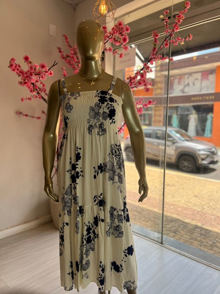 VESTIDO LASTEX LISO KAREM