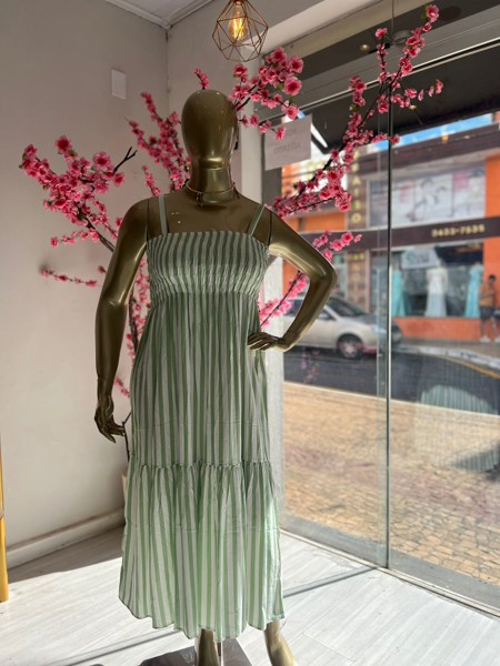 VESTIDO LASTEX LISO KAREM