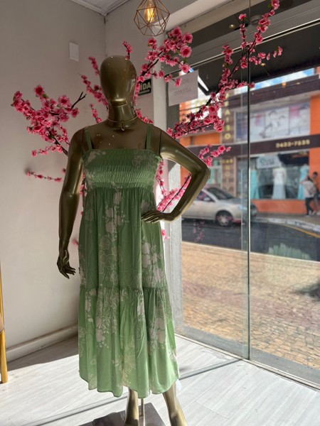 VESTIDO LASTEX LISO KAREM