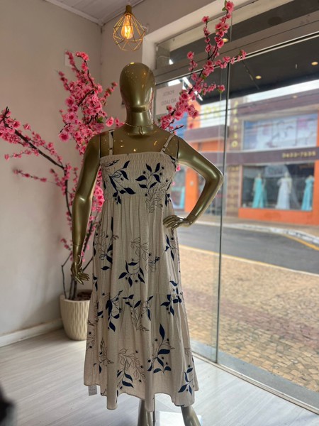 VESTIDO LASTEX LISO KAREM