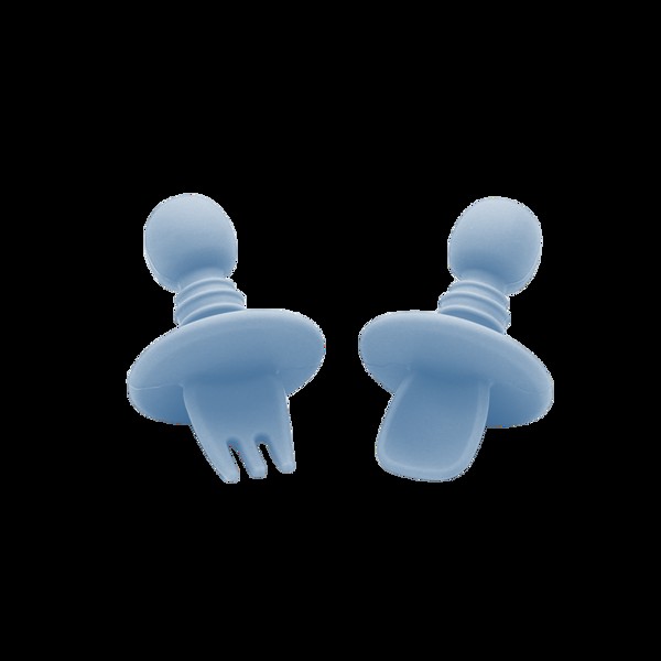 TALHERES FLEX GRAB SILICONE AZUL (S)