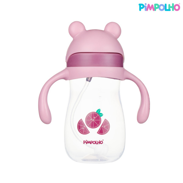 COPO DE TREINAMENTO C/ALCA 300ML FEM PIMPOLHO ROXO/FRUTINHA