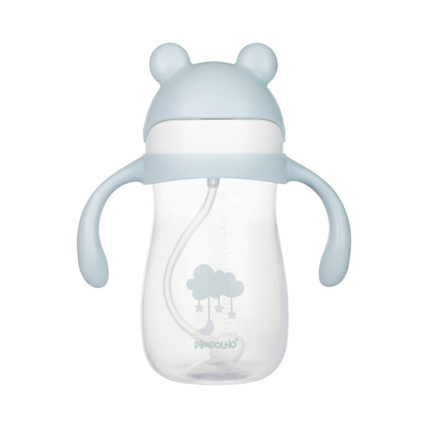 COPO DE TREINAMENTO C/ALCA 300ML UNISSEX PIMPOLHO CINZA/NUVEM