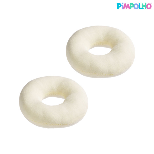 ROSQUINHA DE AMAMENTACAO TAG C/1 PAR PIMPOLHO OFF WHITE