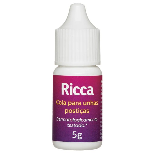 COLA PARA UNHAS POSTICAS RICCA 5G