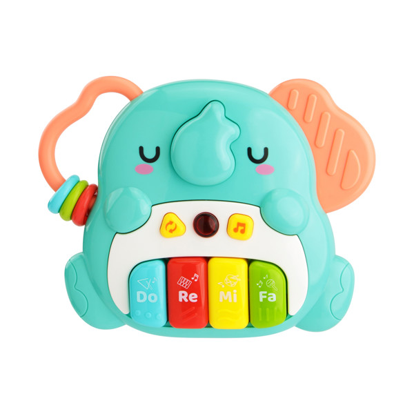 PIANO MUSICAL ELEFANTE UNISSEX PIMPOLHO AZUL