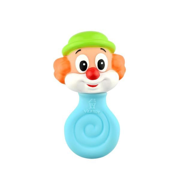 MORDEDOR E CHOCALHO PALHACO AZUL