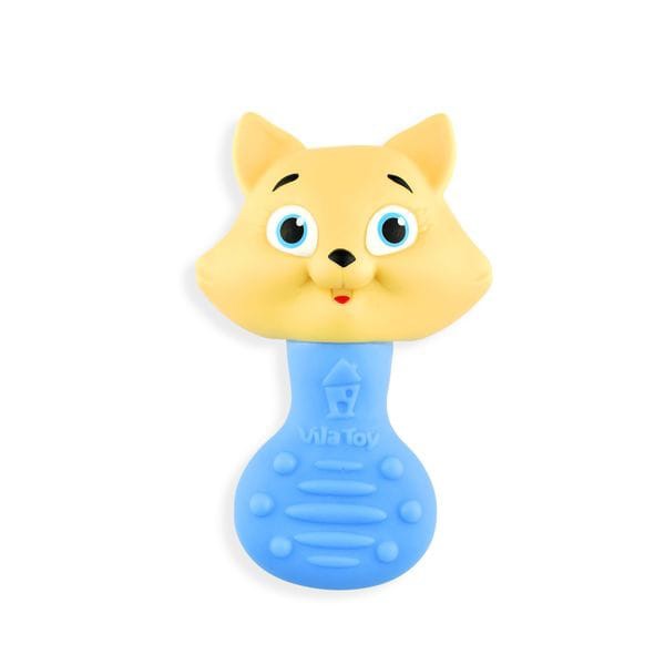 MORDEDOR E CHOCALHO GATA AZUL VILA TOY