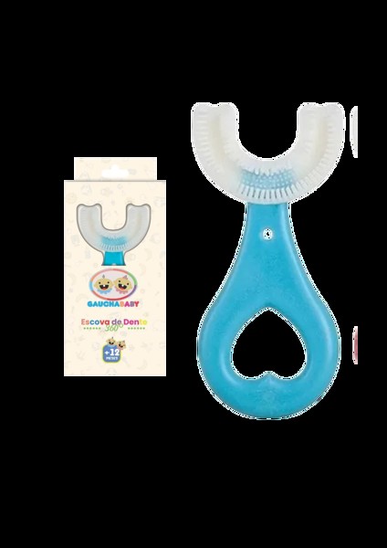 ESCOVA DENTAL 360 GAUCHA BABY AZUL