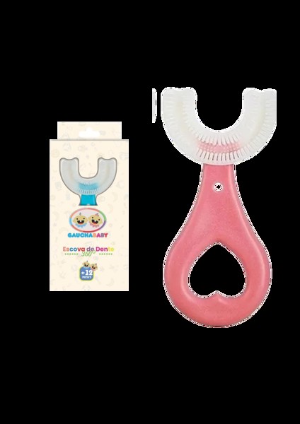 ESCOVA DENTAL 360 GAUCHA BABY ROSA