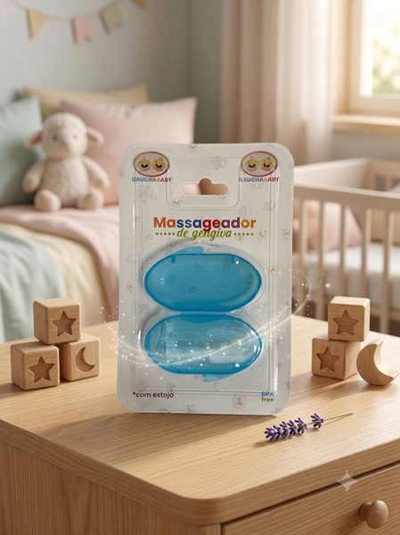 MASSAGEADOR DE GENGIVA  AZUL GAUCHA BABY
