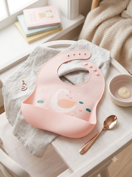 BABADOR EM SILICONE GAUCHA BABY - MODELO: CISNE