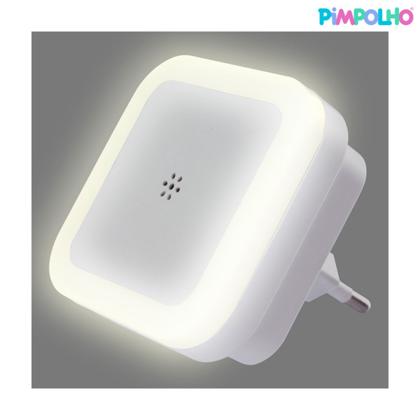 LUZ NOTURNA LED UNISSEX PIMPOLHO CINZA/BRANCO