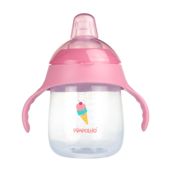 COPO DE TREINAMENTO 240ML FEM PIMPOLHO ROSA/SORVETE