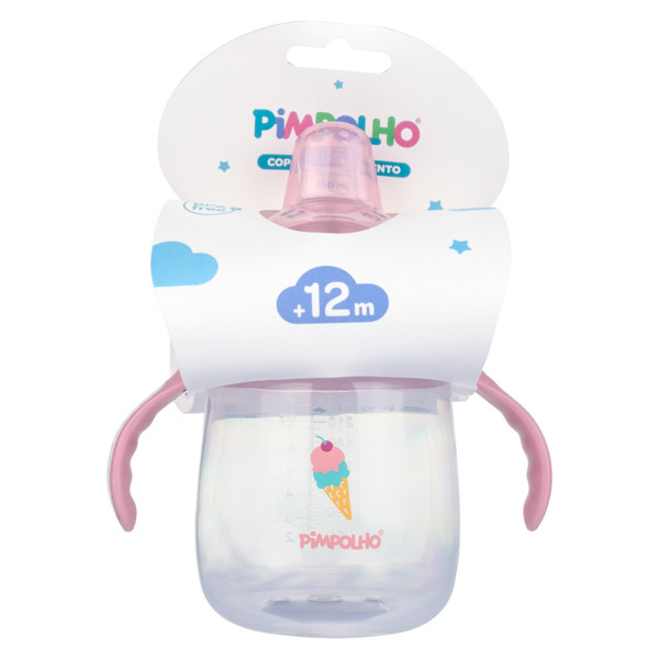COPO DE TREINAMENTO 240ML FEM PIMPOLHO ROSA/SORVETE