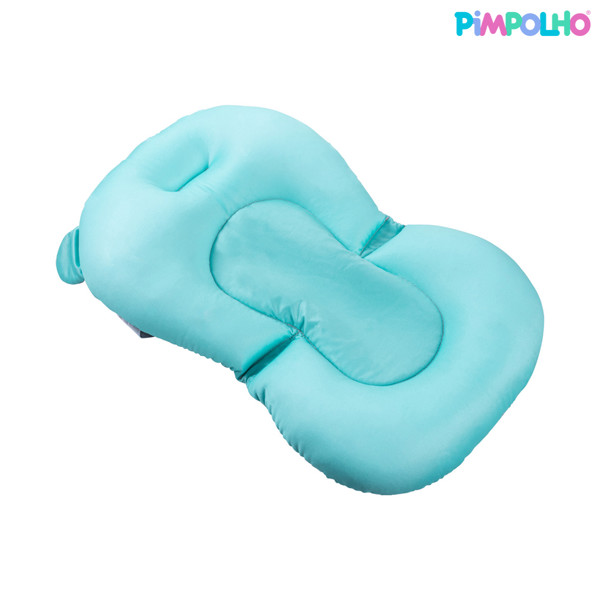 ALMOFADA DE BANHO INFANTIL LISA MASC PIMPOLHO AZUL