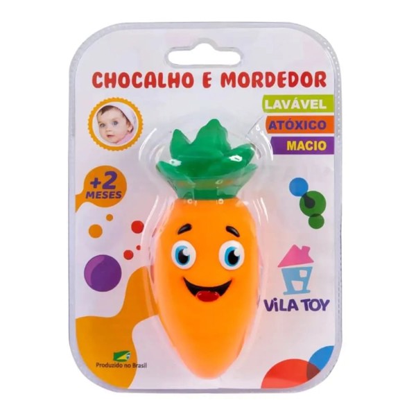 MORDEDOR E CHOCALHO CENOURA VILA TOY