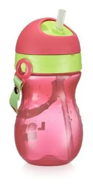COPO FISHER COM CANUDO PLAYFUL ROSA BALLET