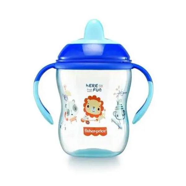 COPO FISHER TREIN COM ALCA  270ML  AZUL