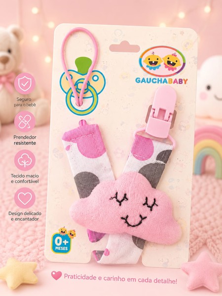 PRENDEDOR CHUPETA GB - MODELO: NUVEM RS