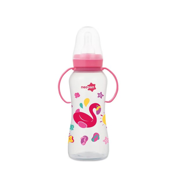 MAMAD. NEOPAN DECORADA STD CONV. COM ALCA 250ML - ROSA
